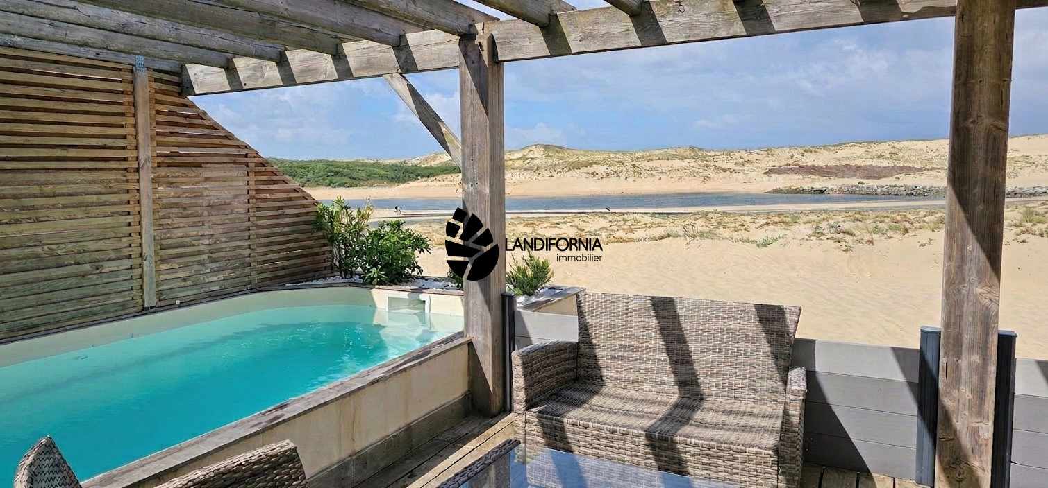 Vieux-Boucau-les-Bains Villa rénovée avec piscine, vue dég